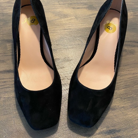 J. Crew Shoes - J. Crew block heel suede pump size 8 model J8238